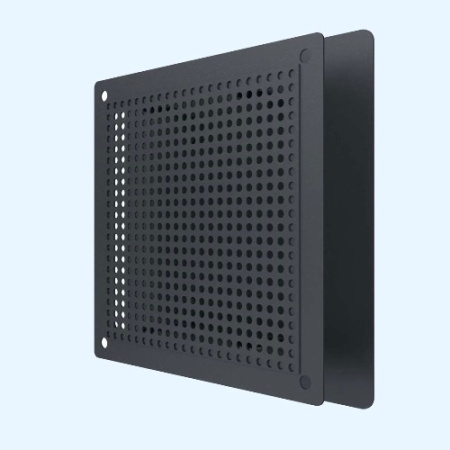 2020RVM Gray (серый) ERA Решетка вентиляционная RVM сетка разъемная на магнитах 200х200 окраш.сталь